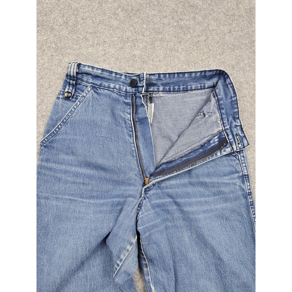 Vintage Rocky Mountain Jeans Womens 24 Blue Med Wash High Rise Tapered Denim - Picture 2 of 9